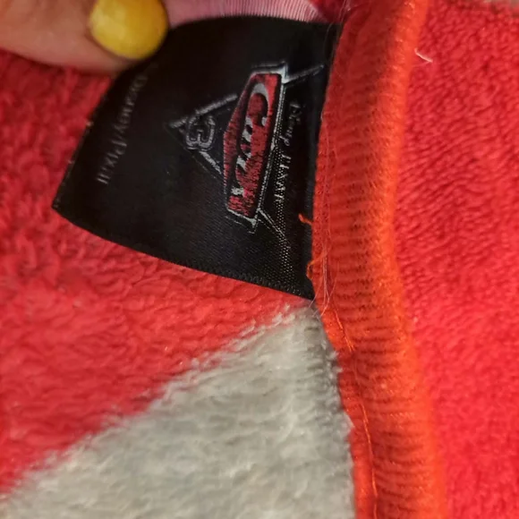 Disney Cars Lightning McQueen Red and Yellow Kids Throw Blanket 45x60 - Picture 2 of 2